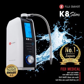 Máy điện giải nước ion kiềm Fuji Smart K8 Slim